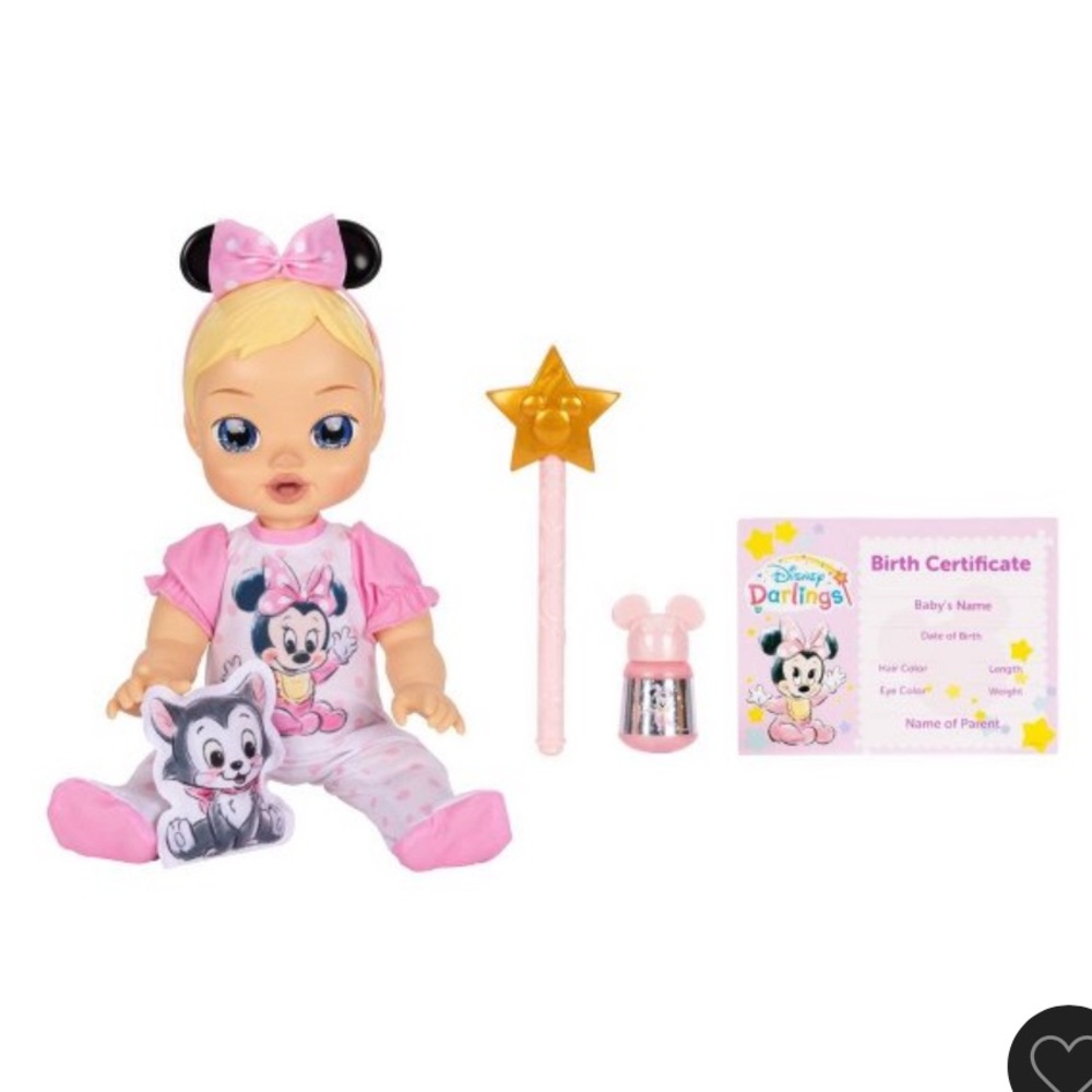 Disney Darlings Minnie Mouse - Blonde hair/blue eyes